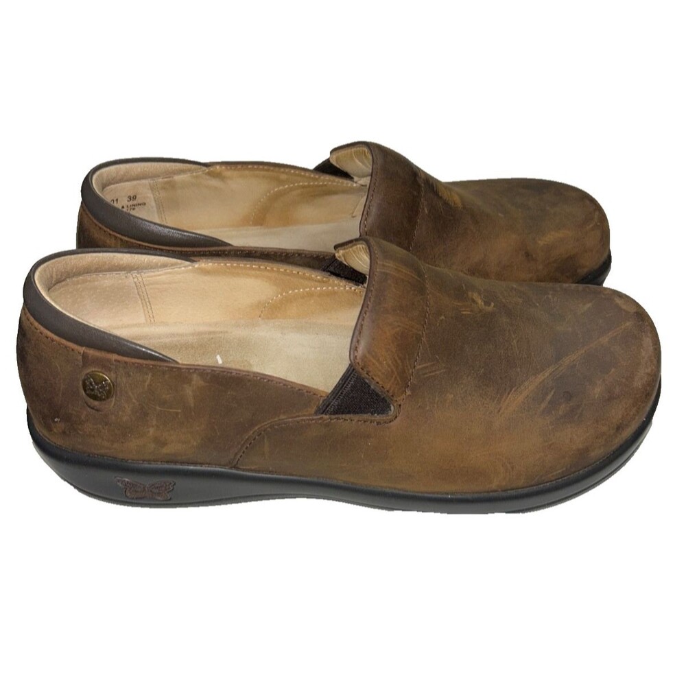 Alegria Women’s Keli Slip On Shoe Professional Clog size 39/9 Genuine Leather